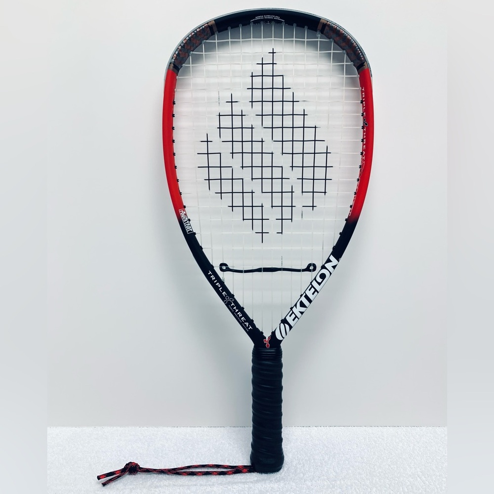 Ektelon HORNET Triple Threat RACQUETBALL RACKET w/ Racquet Cover Case + New Grip
